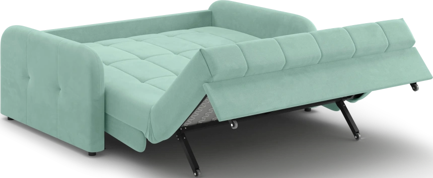 Диван прямой Гаспар 160, модель 045, Happy 690 (зелёный)