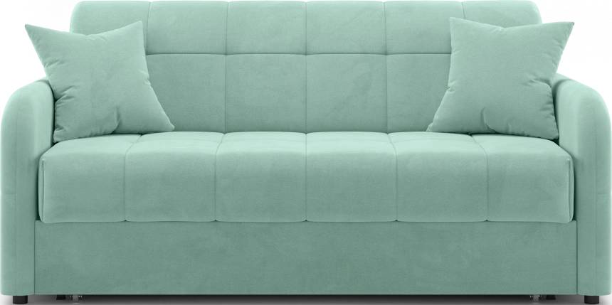 Диван прямой Гаспар 160, модель 045, Happy 690 (зелёный)