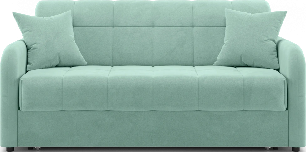 Диван прямой Гаспар 160, модель 045, Happy 690 (зелёный)