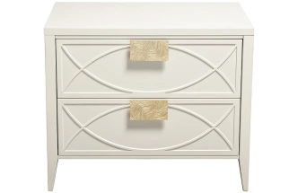 Тумба прикроватная 151SV-00007, с ящиками, бежевая