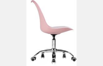 Компьютерное кресло Kolin, без подлокотников, pink / white