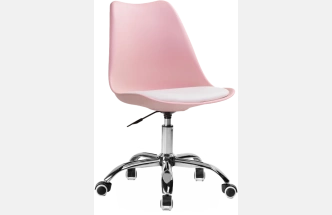 Компьютерное кресло Kolin, без подлокотников, pink / white