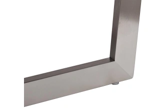 Журнальный стол Nero, 100x100x40.6, МДФ с полимерным покрытием, черный мрамор / хром