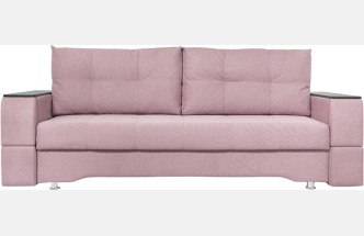 Диван прямой Атлант 2, ткань Candy lilac, декор Венге