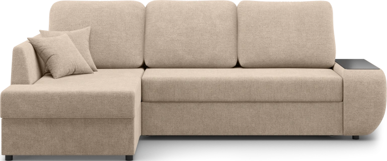 Диван угловой Консул, модель 074, левый, Danco 290 (коричневый)