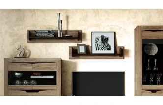 Полка Соренто, открытая, дуб стирлинг