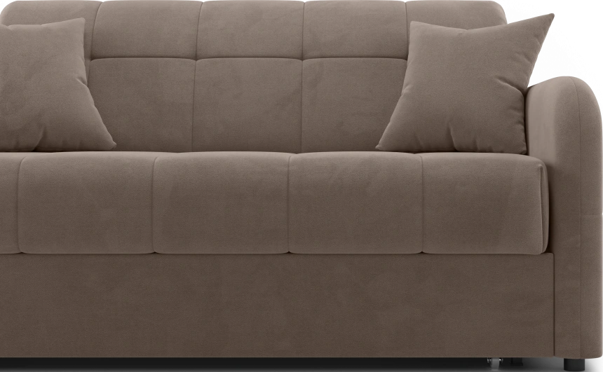 Диван прямой Гаспар 140, модель 045, Happy 233 (коричневый)