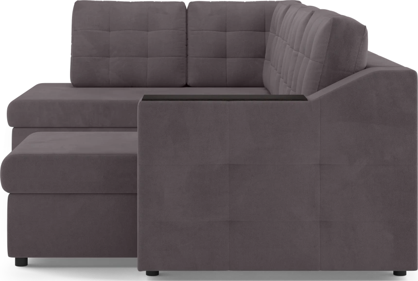 Диван П-образный Невада, модель 020, комплектация 5 левый, Omega 24 (коричневый)