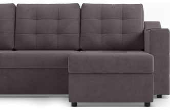 Диван П-образный Невада, модель 020, комплектация 5 левый, Omega 24 (коричневый)