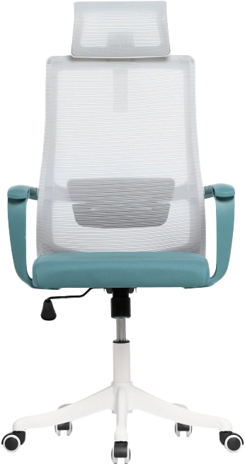 Компьютерное кресло More, gray / blue / white