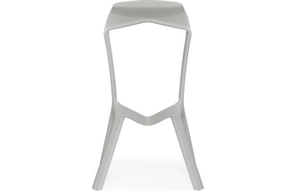 Барный табурет Mega, пластиковый, серый