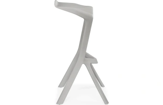 Барный табурет Mega, пластиковый, серый