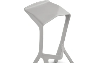 Барный табурет Mega, пластиковый, серый