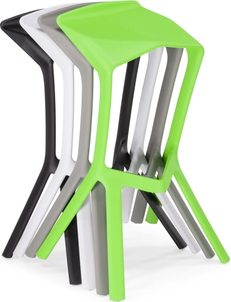 Барный табурет Mega, пластиковый, серый