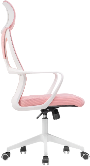 Офисное кресло Golem, с подголовником, pink / white