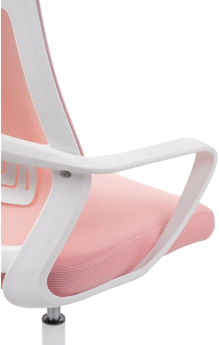 Офисное кресло Golem, с подголовником, pink / white