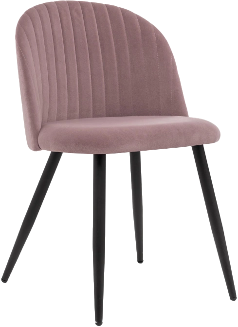 Стул Gabi 1, мягкий, light purple / black