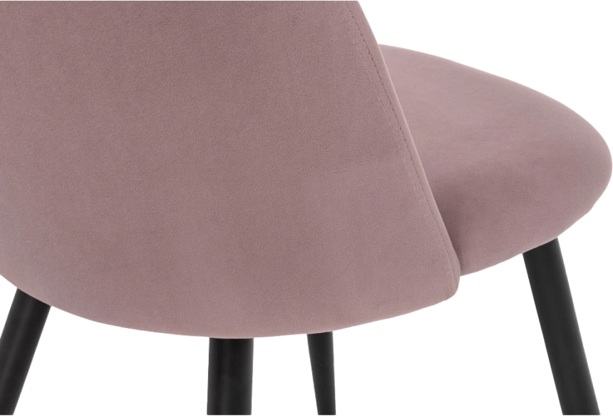 Стул Gabi 1, мягкий, light purple / black
