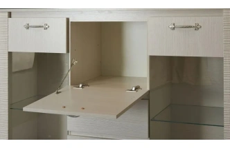 Комод Элана, с баром, бодега белая