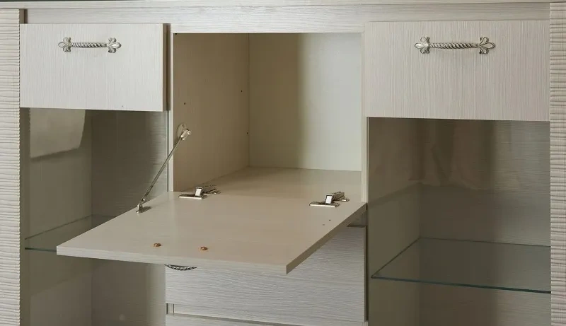 Комод Элана, с баром, бодега белая