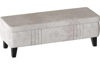 Банкетка Севилья, мягкая, с ящиком, тиффани бежевый