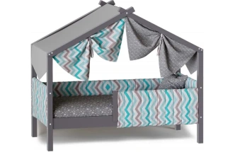 Кровать-домик детская Ассоль, 70*160, лаванда