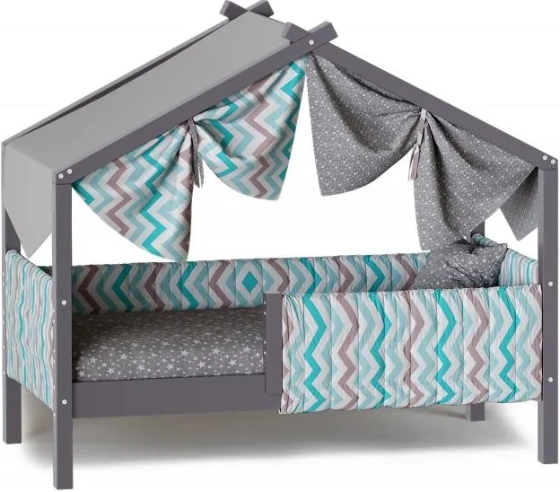 Кровать-домик детская Ассоль, 70*160, лаванда