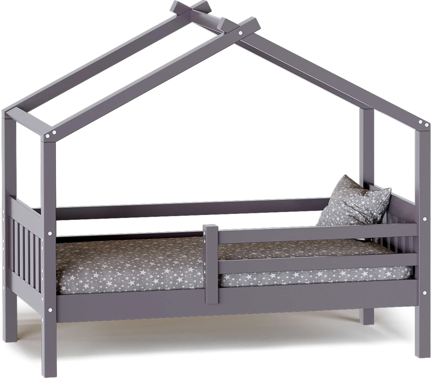 Кровать-домик детская Ассоль, 70*160, лаванда