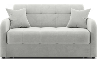 Диван прямой Гаспар 140, модель 045, Happy 900 (светло-серый)