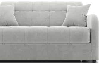 Диван прямой Гаспар 140, модель 045, Happy 900 (светло-серый)