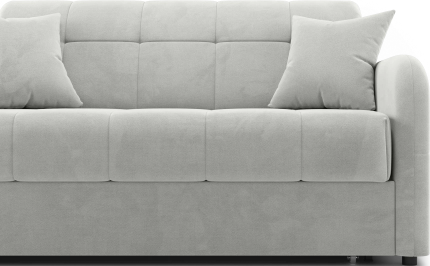 Диван прямой Гаспар 140, модель 045, Happy 900 (светло-серый)