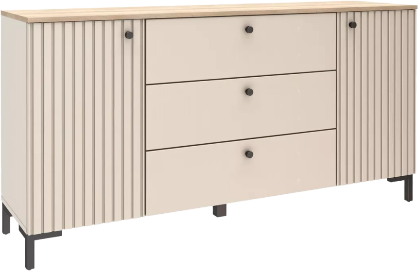 Комод в спальню Тоскана, Кашемир серый