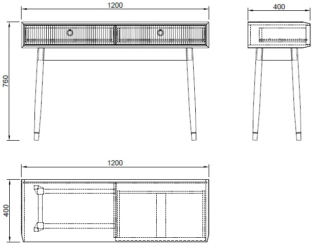 Туалетный столик 77IP-CST008