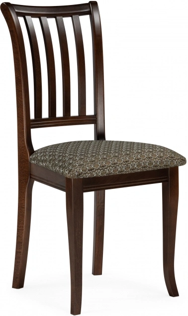 Деревянный стул Фрезино, лоди карамель / орех темный