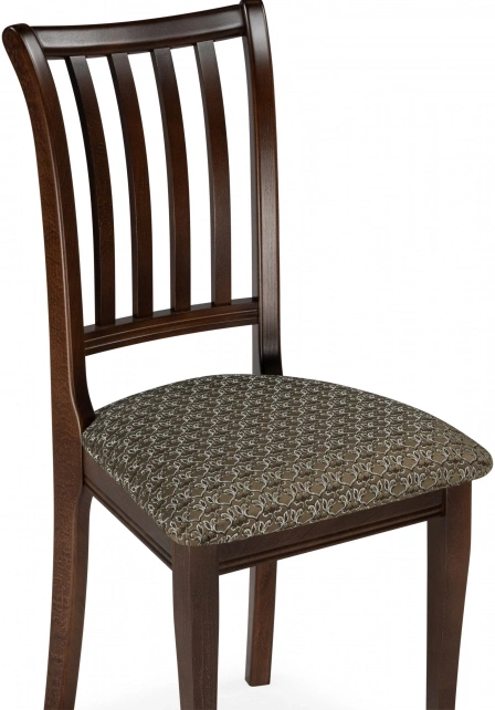 Деревянный стул Фрезино, лоди карамель / орех темный