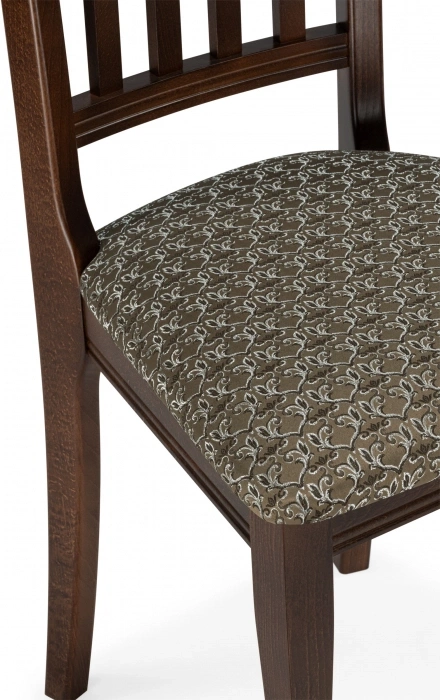 Деревянный стул Фрезино, лоди карамель / орех темный