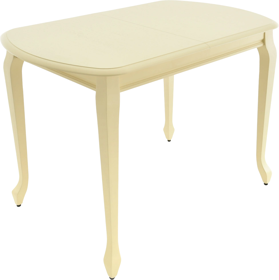 Кухонный стол Прага, 110, слоновая кость, каркас слоновая кость