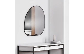 Зеркало навесное Z-14, с черной рамкой