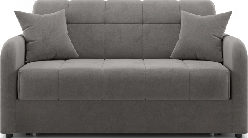 Диван прямой Гаспар 140, модель 045, Happy 927 (серый)