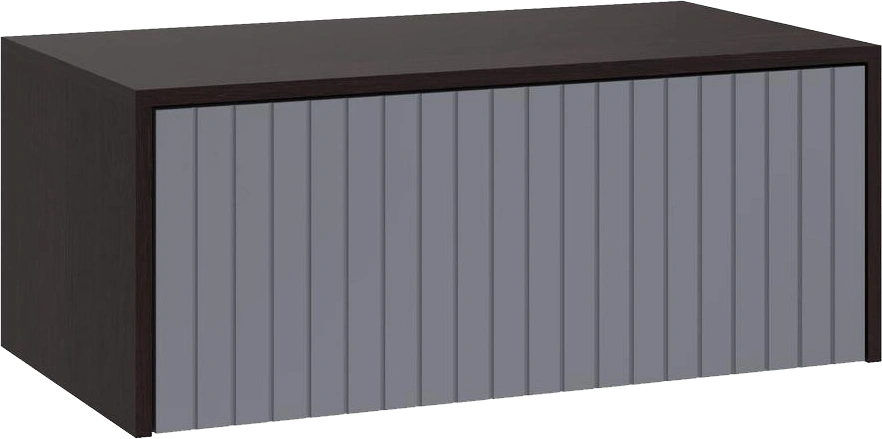 Шкаф навесной Роут 4, венге / графит софт