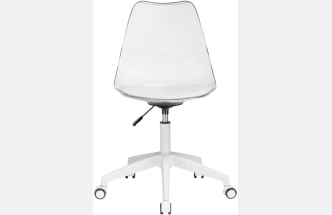 Компьютерное кресло Kolin, с подушкой, clear / white