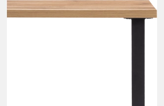 Барная стойка Дилан Лофт 120x60x110 дуб вотан, каркас черный