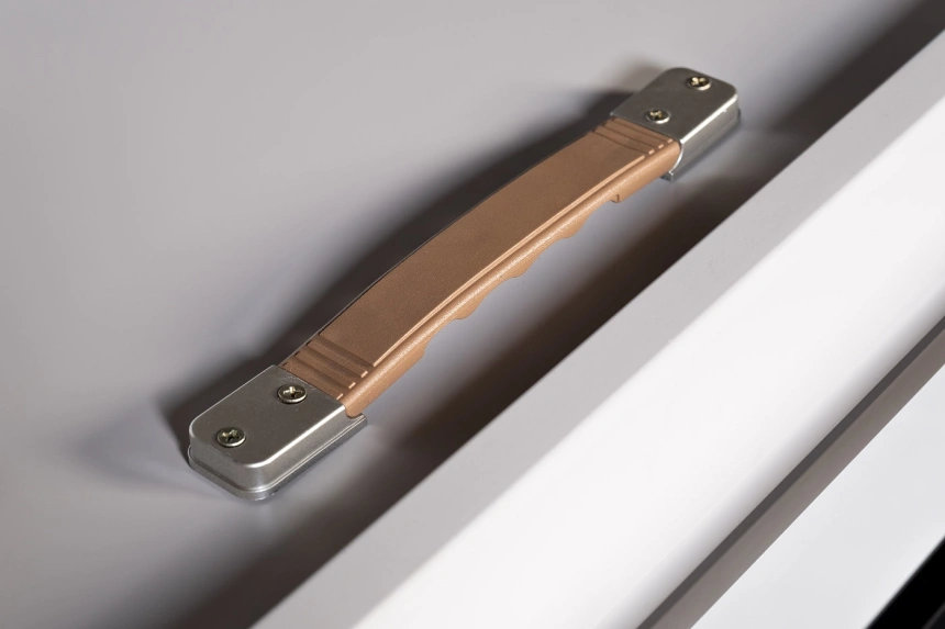 Обеденный раздвижной стол 77IP-DT878, 110(150), керамика, белый мрамор / белый