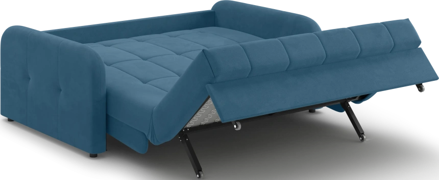 Диван прямой Гаспар 160, модель 045, Happy 792 (голубой)