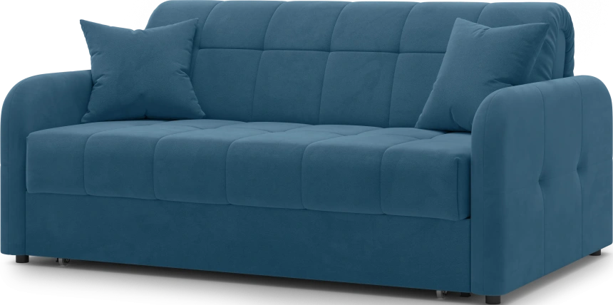 Диван прямой Гаспар 160, модель 045, Happy 792 (голубой)