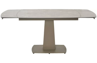 Кухонный раздвижной стол Balde 120, Matt Latte Stone Solid Ceramic, Taupe