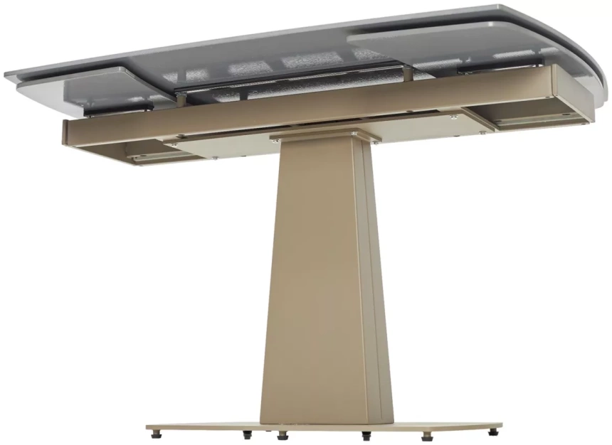 Кухонный раздвижной стол Balde 120, Matt Latte Stone Solid Ceramic, Taupe