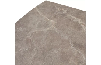 Кухонный раздвижной стол Balde 120, Matt Latte Stone Solid Ceramic, Taupe