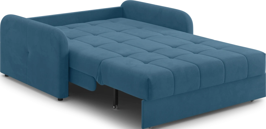 Диван прямой Гаспар 140, модель 045, Happy 792 (голубой)