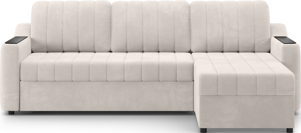 Диван угловой Мурано, модель 101, Maxx 100 (бежевый) / венге